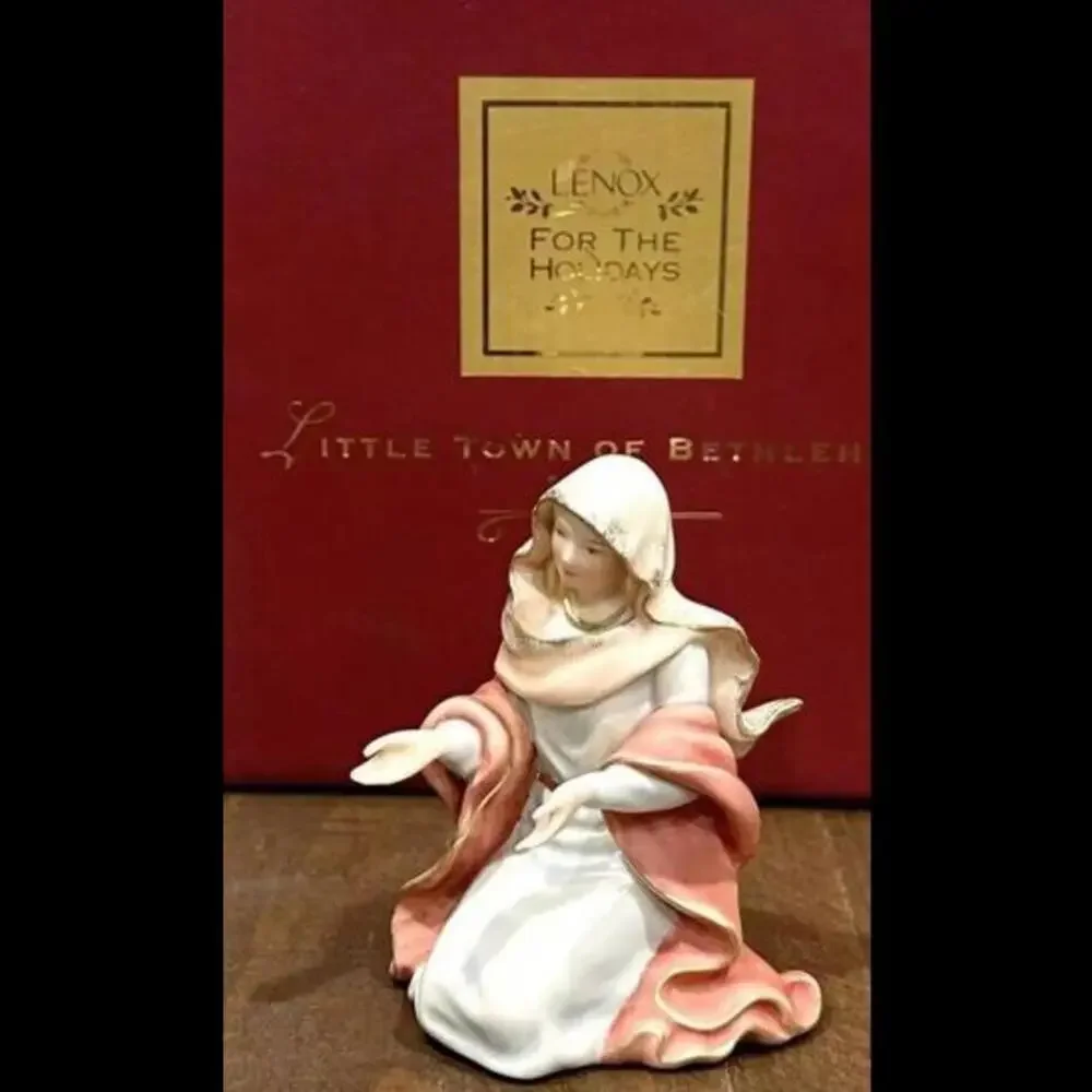 ✡️Lenox Holidays Little Town of Bethlehem Nativity Figurine Mary NIB